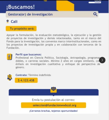 gestor investigación