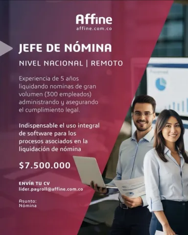 jefe de nómina