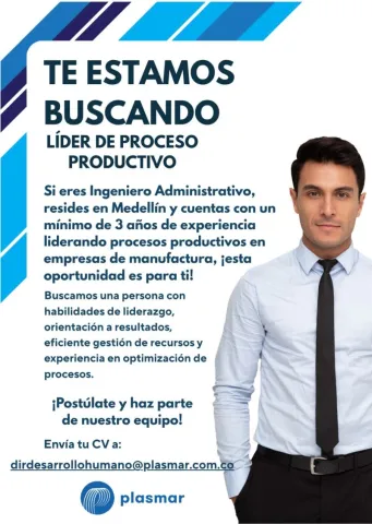líder proceso productivo