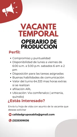 operario producción