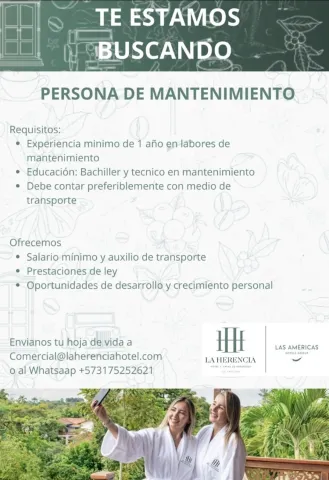 persona mantenimiento