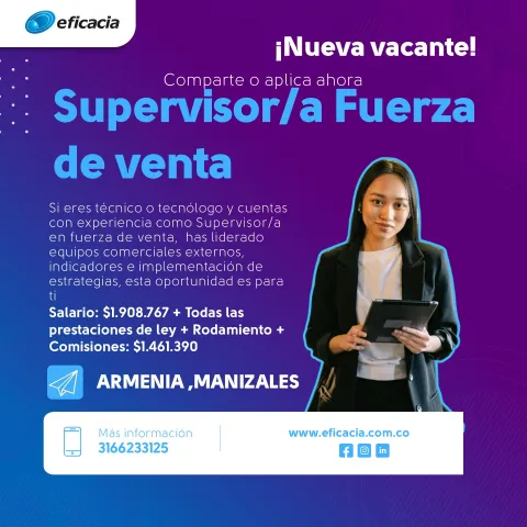 supervisor fuerza ventas