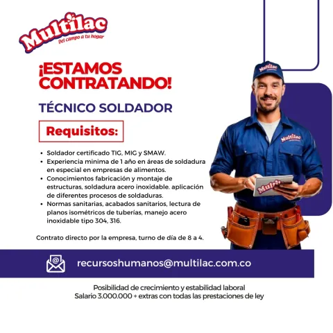 técnico soldador