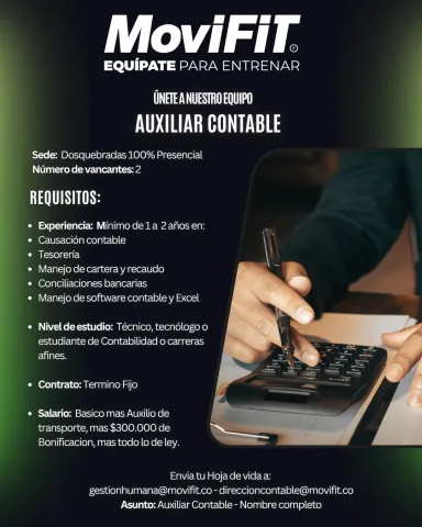 Aux Contable Dosquebradas