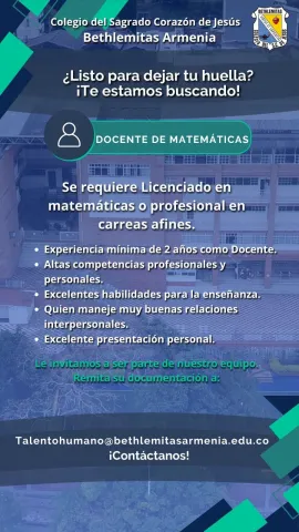 Docente Matemáticas AXM 
