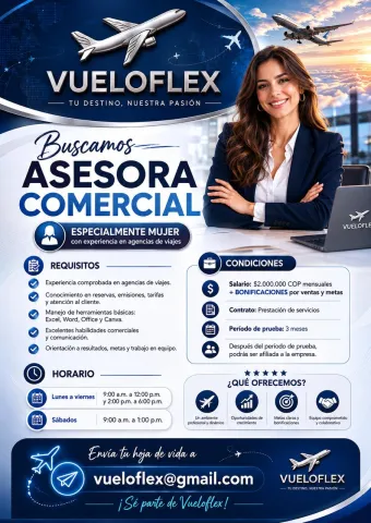 VueloFlex - Por revisar Asesor Comercial