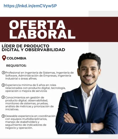 Líder producto digital y Obser. 