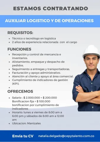 auxiliar logístico