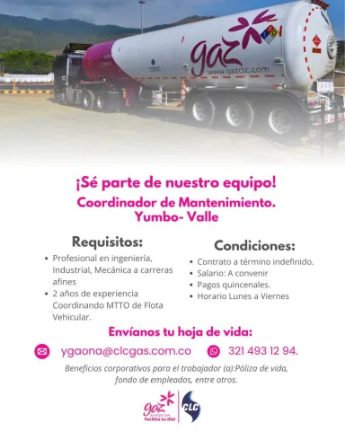 coordinador mantenimiento