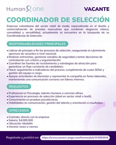 coordinador selección