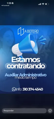 Auxiliar administrativo