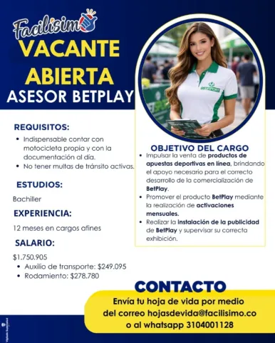 Asesor betplay