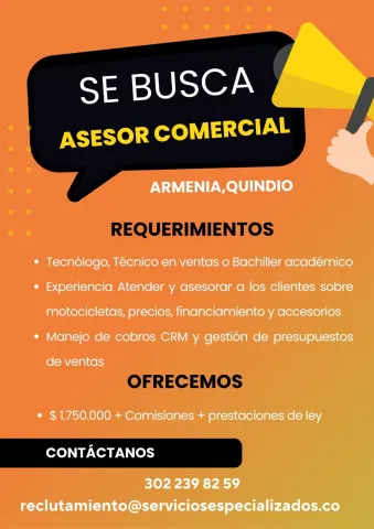 Asesor Comercial AXM 