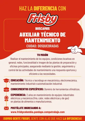 Auxiliar Técnico de Mantenimiento