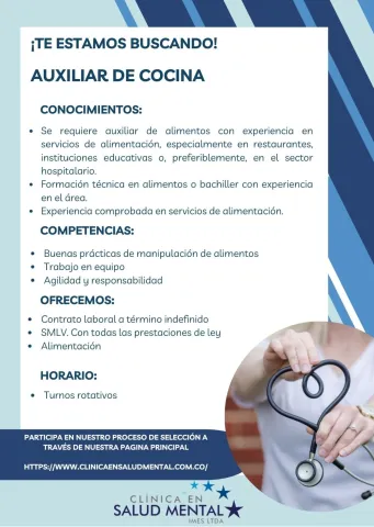 Auxiliar de cocina