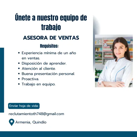 Asesora de ventas