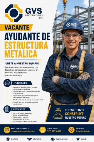 Ayudante de estructura metálica