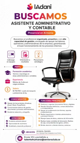 Asistente administrativo y contable — IAdani AXM