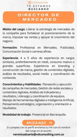 Director de mercadeo
