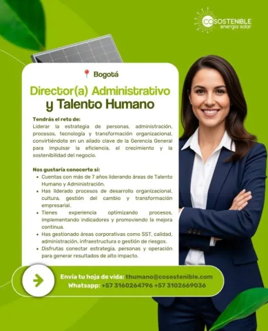 Director administrativo y talento humano