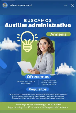 Auxiliar administrativo