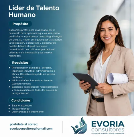 Líder de talento humano, Evoria Consultores AXM