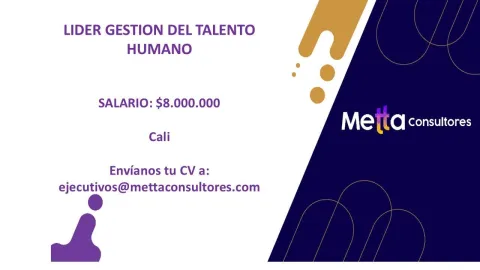 Líder gestión del talento humano - Metta