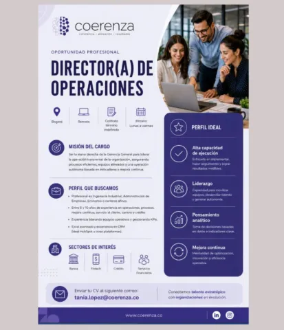 Director(a) de operaciones - Coerenza