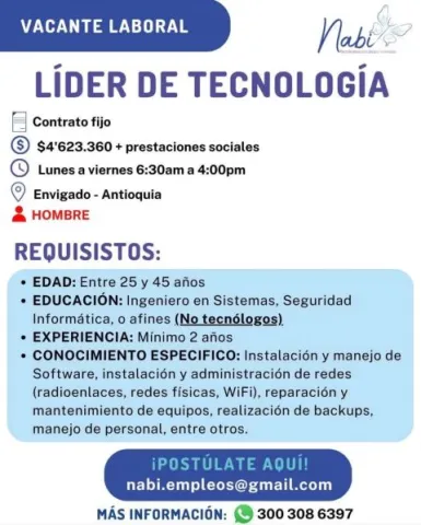 Líder de tecnología - Nabi