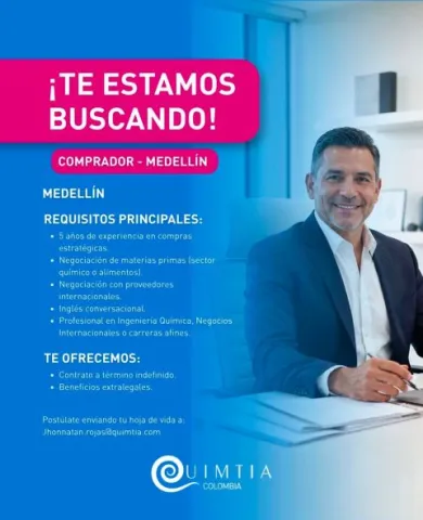 Comprador - Quimtia Colombia