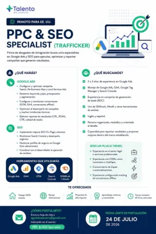 PPC y SEO Specialist
