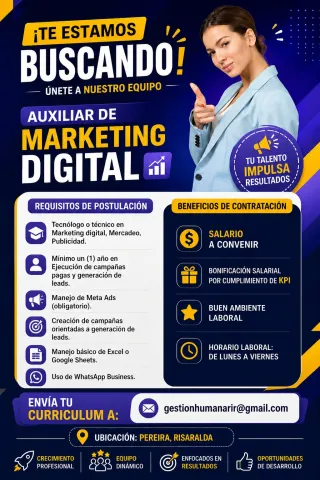 Aux. de marketing digital