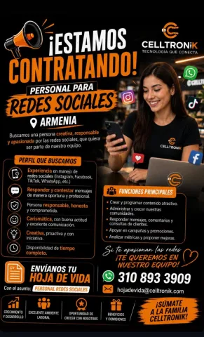Personal para redes sociales