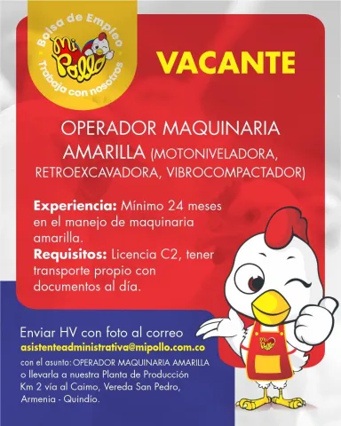 Operador Maquinaria Amarilla