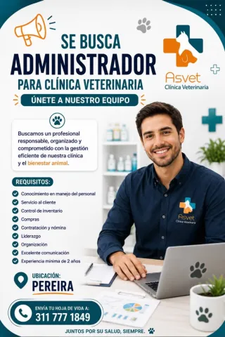 Administrador para clinica veterinaria