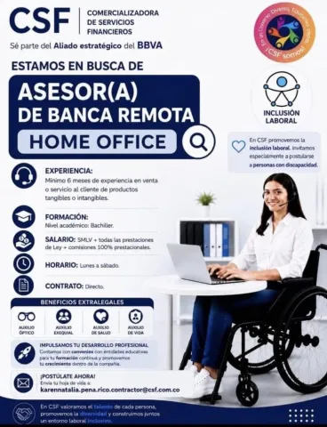 Asesor/a de Banca Remota - CSF