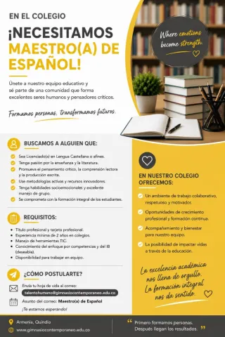 Maestro/a de Español