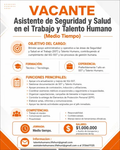 Asistente de SST y Talento Humano