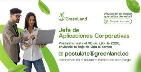 Jefe de Aplicaciones Corporativas - GreenLand