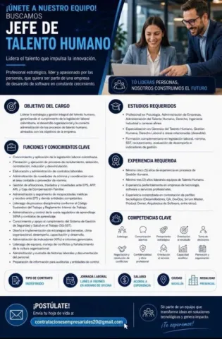 Jefe de talento humano