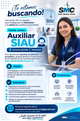 Aux. SIAU - SMC Sport Medical Center