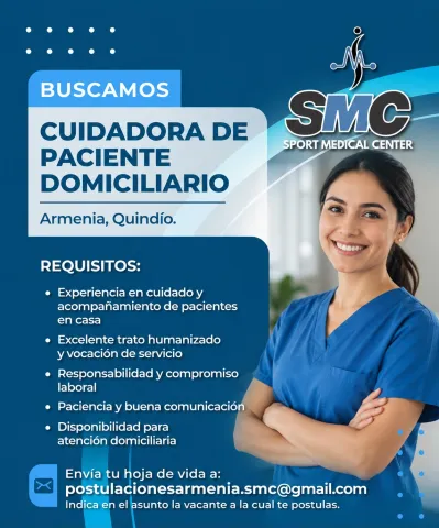 Cuidadora de paciente domiciliario - SMC