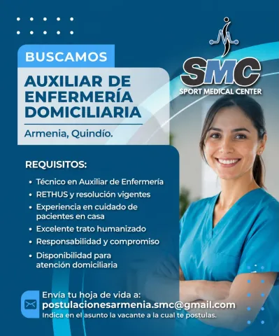 Aux. de enfermería domiciliaria - SMC