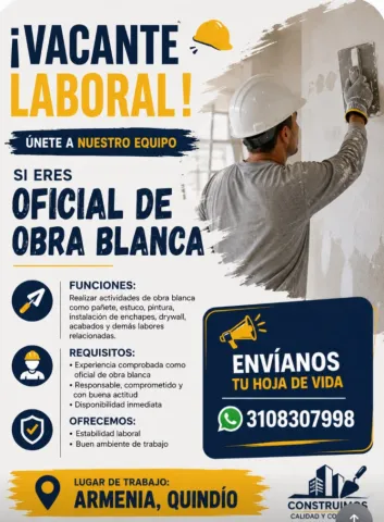 Oficial de obra blanca