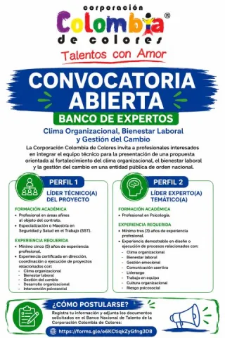 Banco de expertos - Colombia de Colores