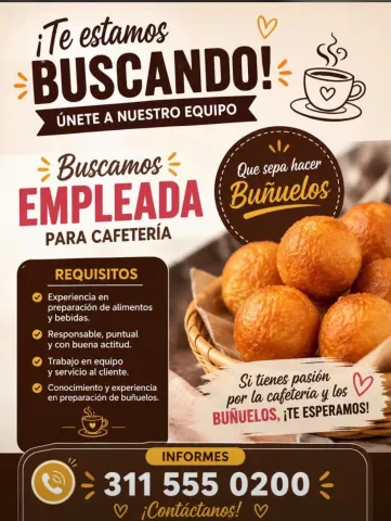 Empleada de cafetería