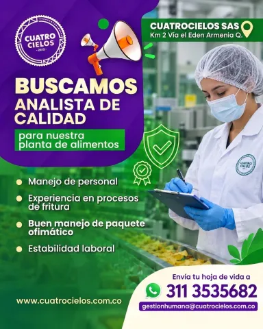 Analista de Calidad - Cuatrocielos