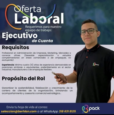 Ejecutivo de cuenta - Bpack