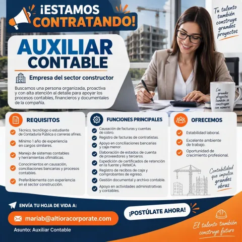 Aux. Contable - Altiora Corporate