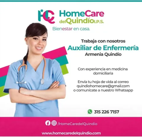 Aux. de Enfermería - HomeCare Quindío